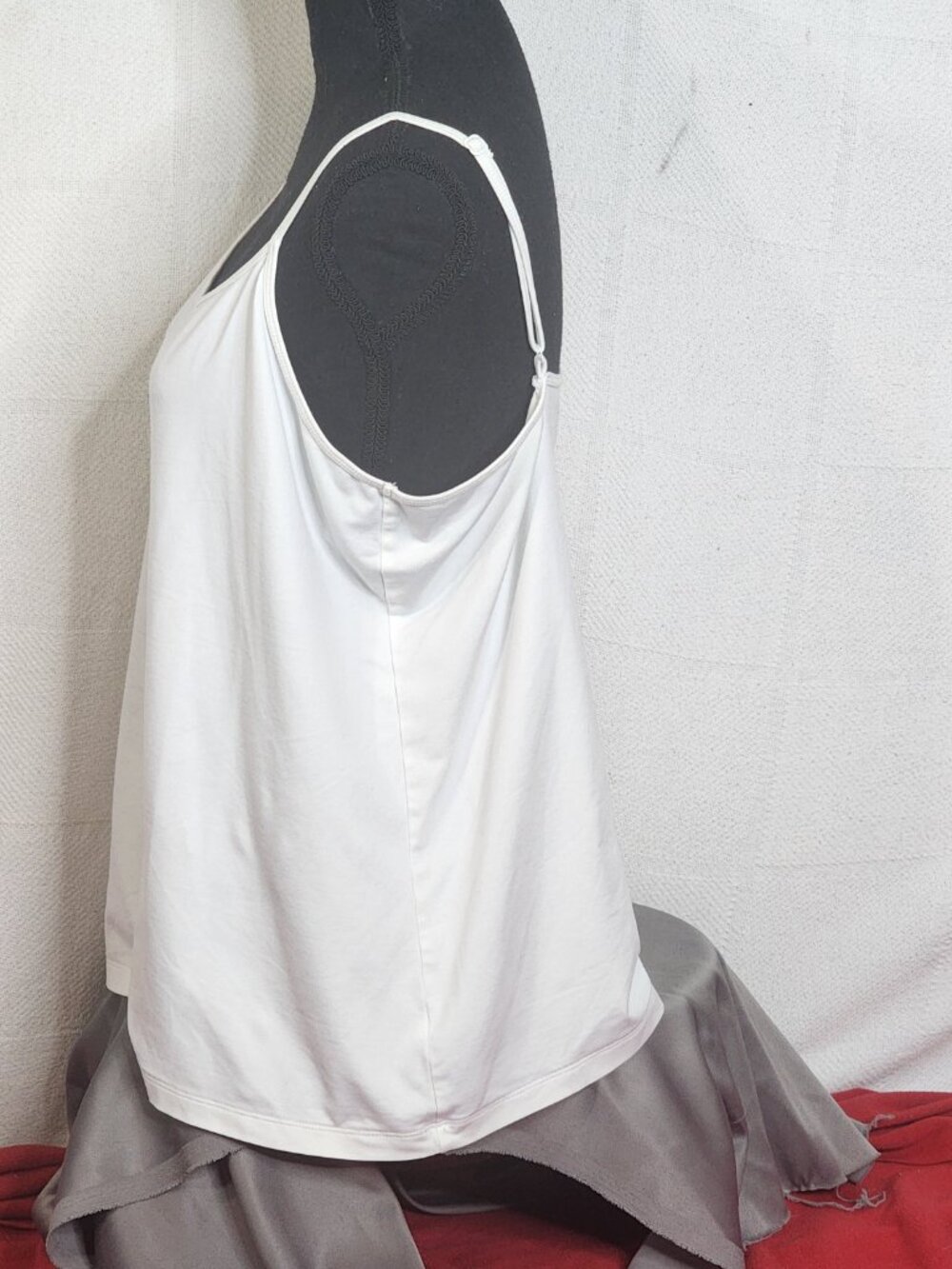 Lane Bryant Winter White Nylon Adjustable Span Spaghetti Strap Cami Top Sz 18/20 - Picture 8 of 16